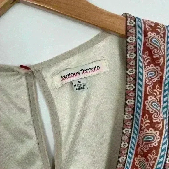 Jealous Tomato Womens Mini Dress Colorful Size Medium Sleeveless Polyester - Picture 4 of 8